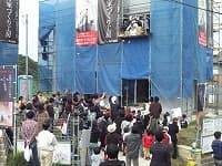 餅まき。と ランチ。