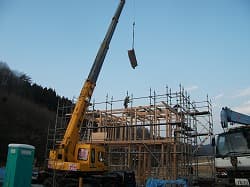 建て方。