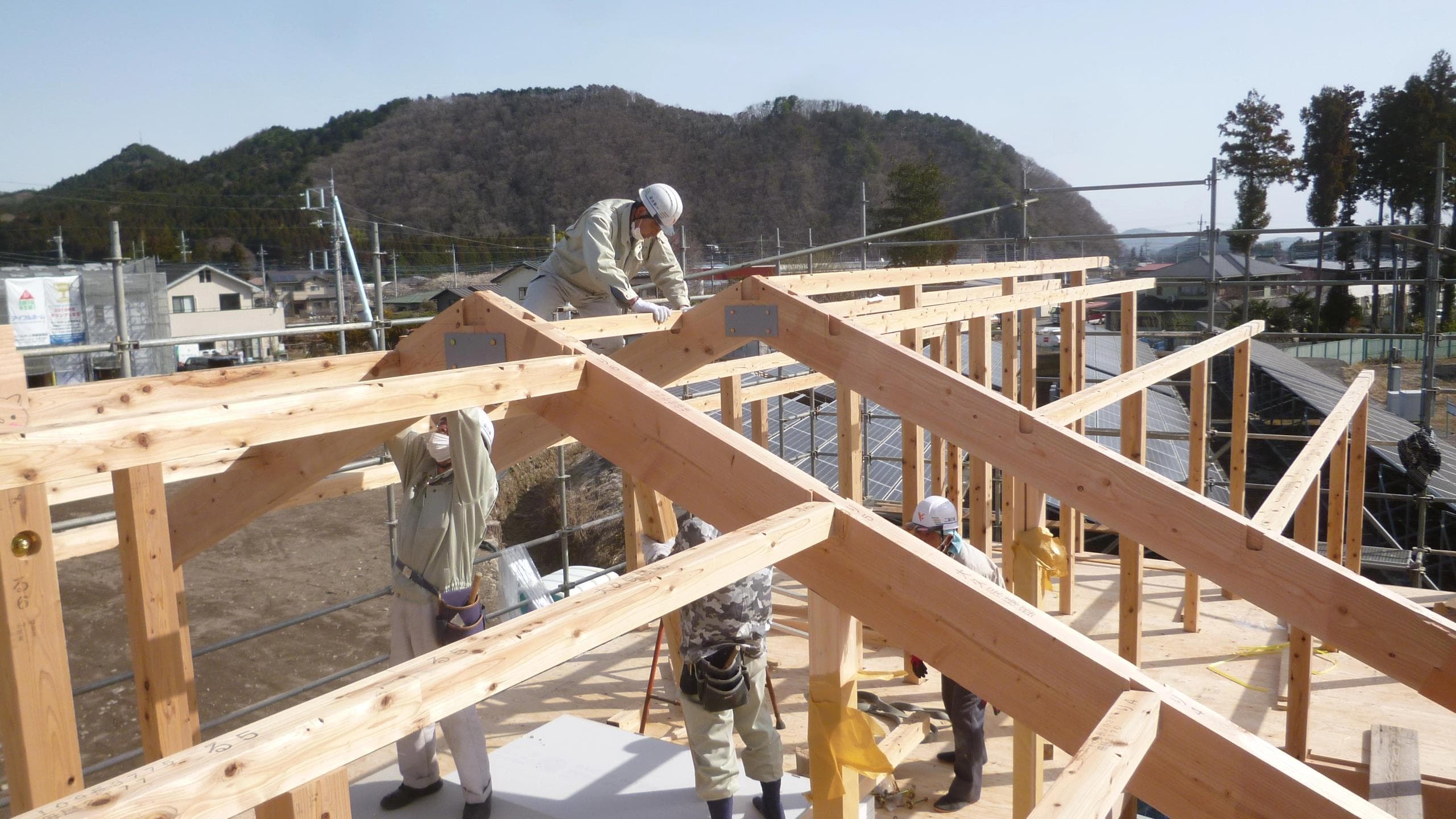日光市 O様邸 建方・上棟