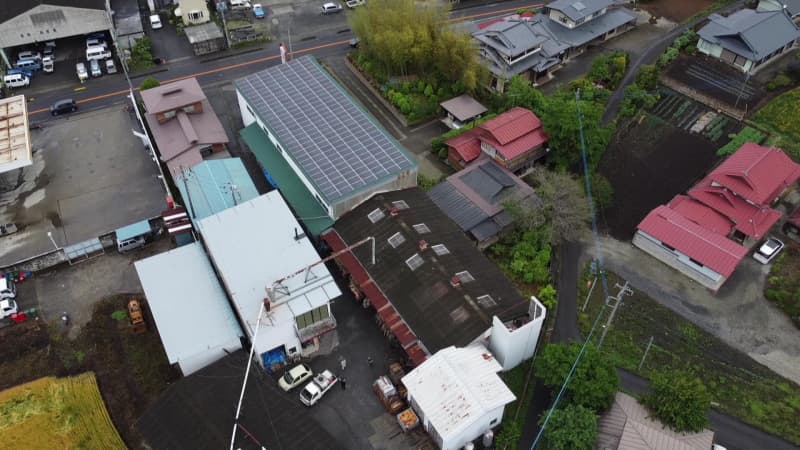 ドローンで会社を空撮しました