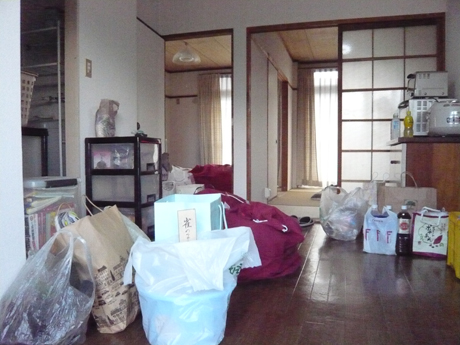 引っ越しの荷物