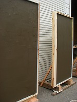 完成した塗り壁