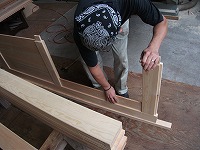 板材の組み立て