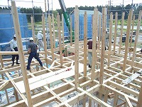 地盤調査後の工事