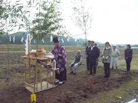 K様の地鎮祭の様子